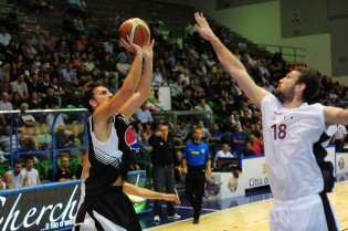 Martin Colussi in azione con la Juvecaserta