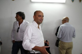 Il presidente della Casertana Giovanni Lombardi