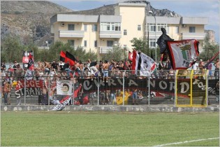 I tifosi del Foggia presenti al "Piccirillo" a settembre