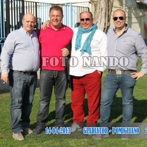 Alfonso Salzillo con Lazzaro Luce e Gianluca Marciano (foto Nando)