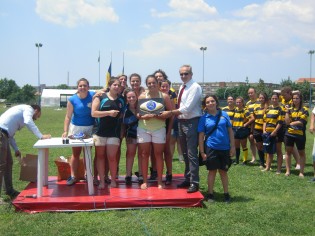 La premiazione del Benevento, primo classificato