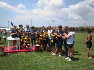 Il Clan con i genitori di Maria Paola