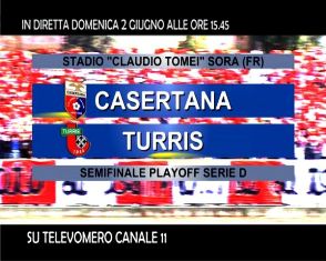 E’ il giorno di Caserta-Turris: dalle 15.45 la diretta su Televomero