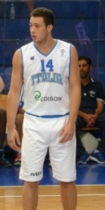 Dario Cefarelli con la maglia azzurra