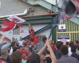I tifosi della Casertana al Pinto