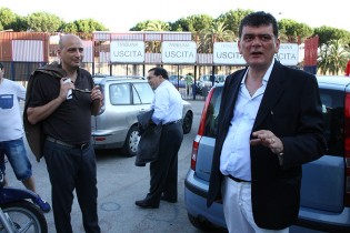 Il presidente Lombardi con Pasquale Corvino