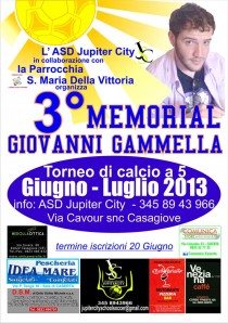 La locandina del Memorial