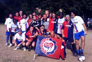 Gli RFC Lions Ska e la Virtus Verona Fans