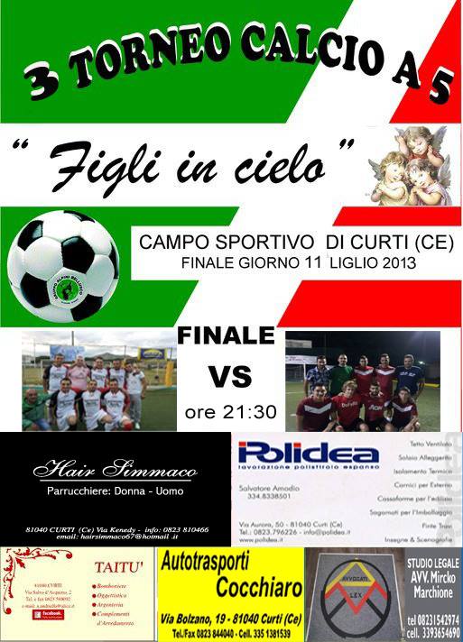 I FIGLI IN CIELO: Giovedì finale tra E. Merola e N. Football