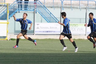 Gismondo Gatta, esulta contro il Brindisi