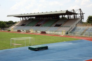 Una visione della tribuna del Pinto