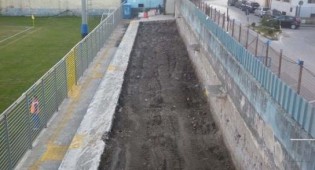 Il Piccirillo in attesa dei lavori.