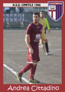Andrea Cittadino, attaccante del Cimitile autore di una doppietta