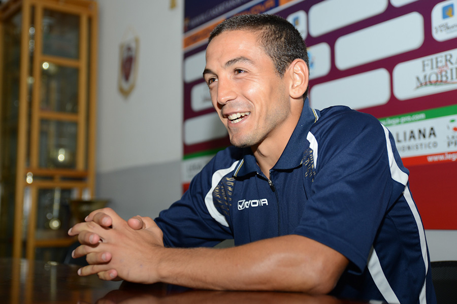 Casertana, la grinta di Cruciani: “Dobbiamo imporre il nostro gioco anche in trasferta”