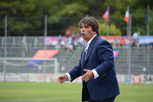 Capuano non è più l'allenatore della Casertana (Foto Giuseppe Melone)