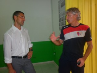 Foglia Manzillo e Ratko Lazic a colloquio