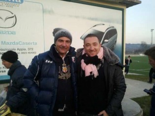 Il tecnico Ricciardi ed il presidente Cocco