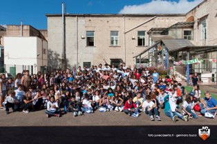 La Juvecaserta al primo giorno di scuola della ‘Pietro Giannone’