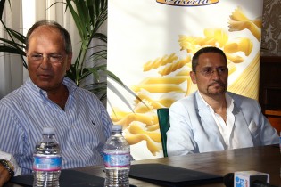 Il Presidente della Provincia Zinzi con il presidente della Juve Iavazzi