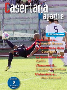 La copertina di Casertana Magazine