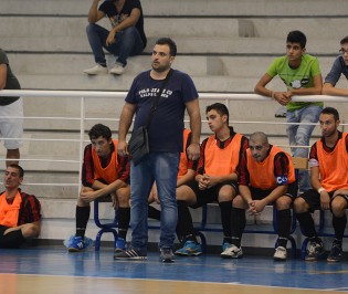 il mister della Marian Futsal De Pascale (Foto Giuseppe Melone)