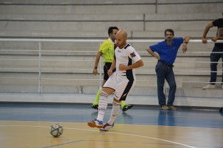 Della Corte in gol contro il Casagiove (Foto Giuseppe Melone)