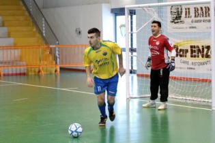 Peppe Andreozzi in gol sabato a Bisceglie