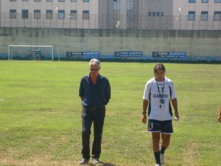 Il ds Ricciardi ed il tecnico Di Somma (foto Domenico Vastante)