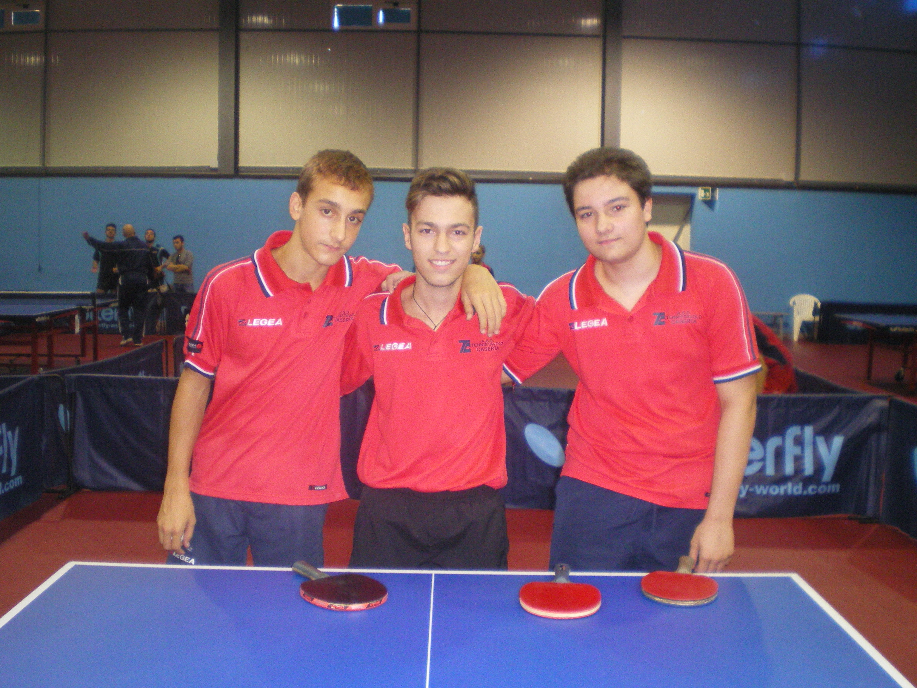 Il Tennistavolo San Nicola Caserta al primo posto in D