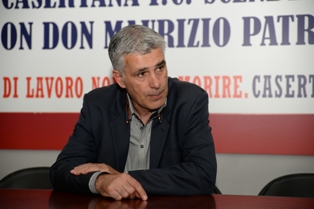 Mister Ugolotti in sala stampa (Foto Giuseppe Melone)