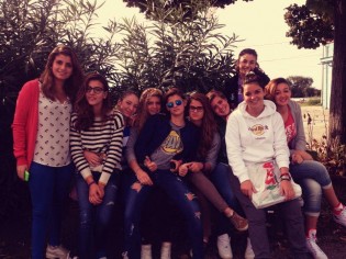 Le giovani atlete del Volturno