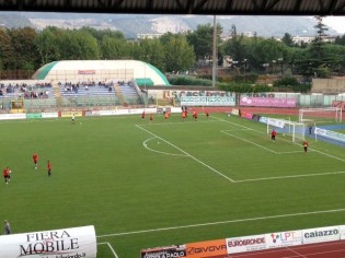 La Casertana nel prepartita