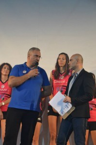 Monfreda durante la presentazione