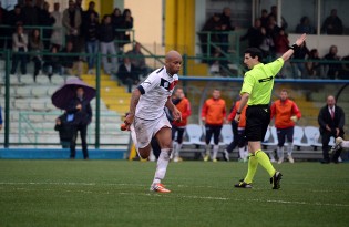 Allan Baclet, per lui primo gol stagionale (Foto Giuseppe Melone)