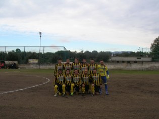 L'undici titolare della Sessana (foto Antimo Cusano)