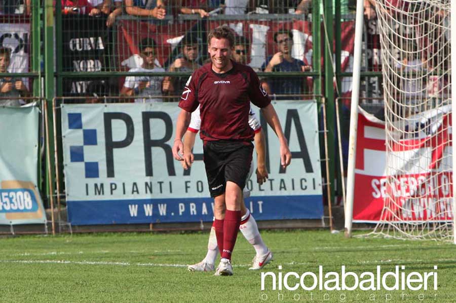 Vicentin in gol contro il Lamezia