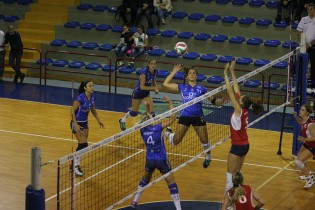 Un'azione di gioco del match contro Soverato