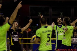 La Exton Volleyball festeggia il 3-0 al Caseificio Di Nucci