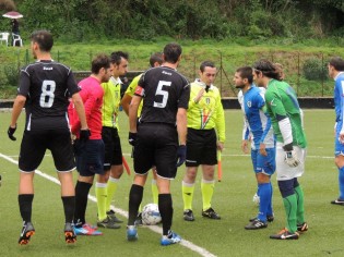 Le due squadre nel pregara