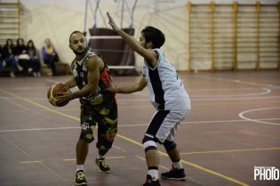 Un'azione di gioco della gara