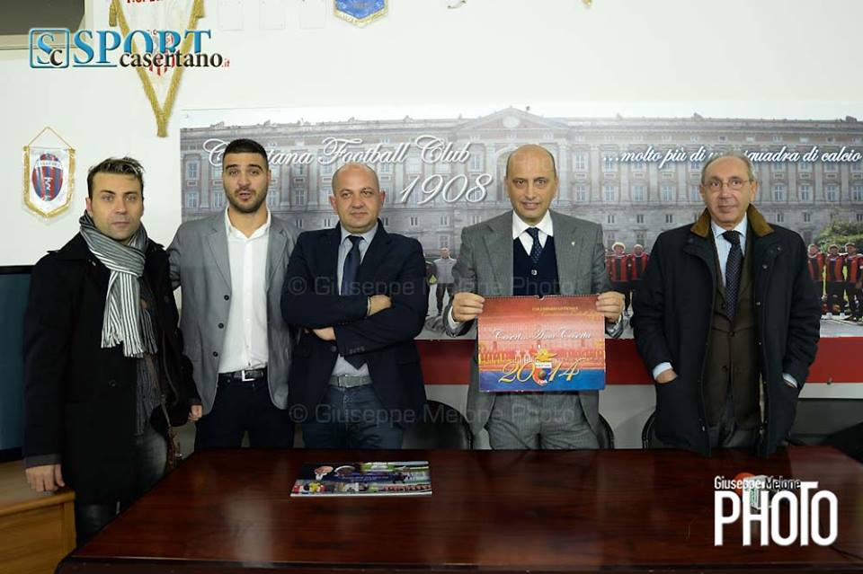 Presentato il calendario della Casertana, la fotogallery