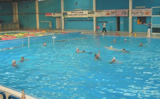 Una fase del match Volturno-Acquachiara