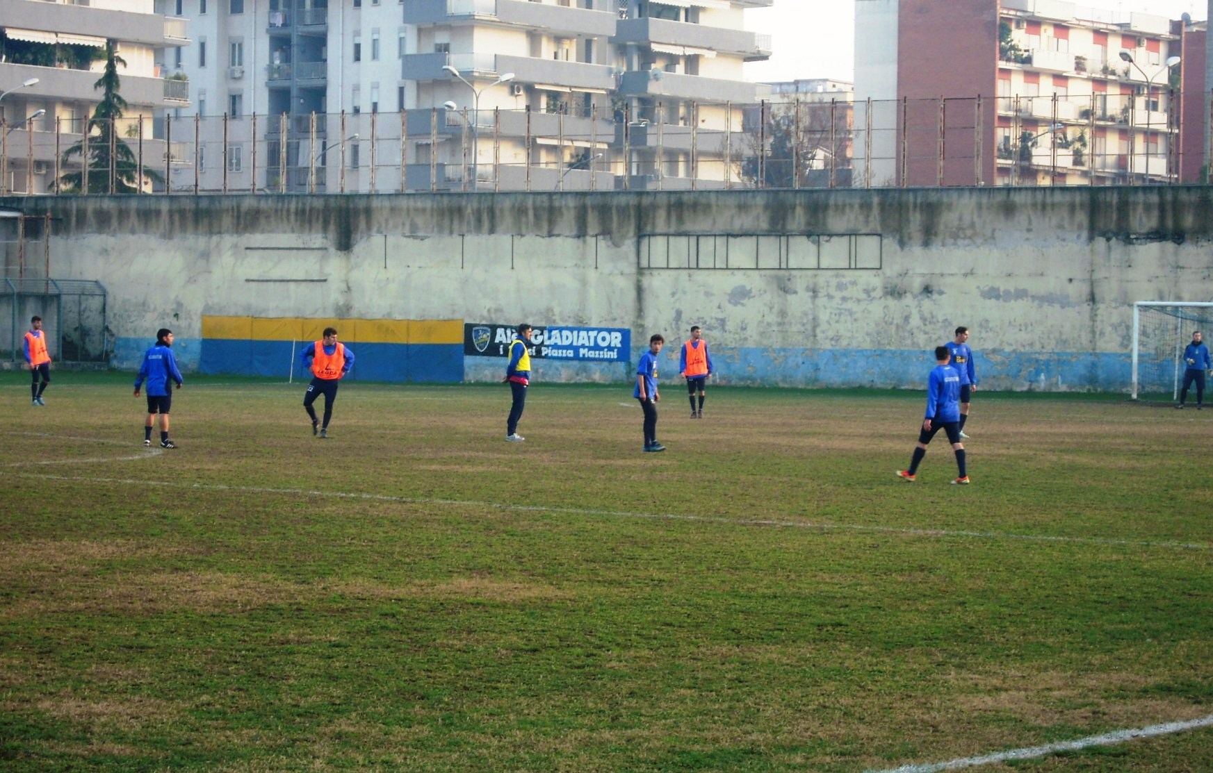 Cimmino alle prese con l'allenamento di giovedì