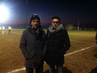 Luigi Caffarelli e un suo collaboratore al "F.lli Falco" di Carano (foto Antimo Cusano)