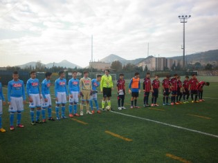 Intercasertana e Napoli in campo
