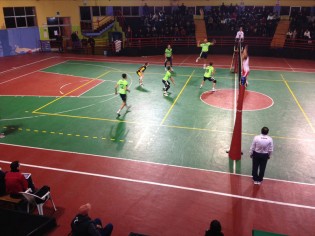 Un'azione di gioco di Lacaita-Exton Volleyball
