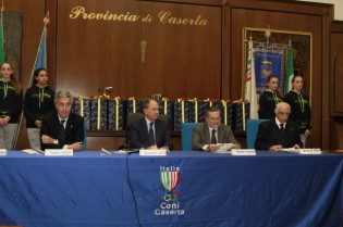 Un momento della cerimonia