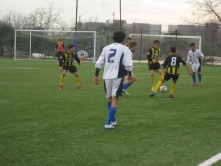 Azione di gioco della gara di Casolla
