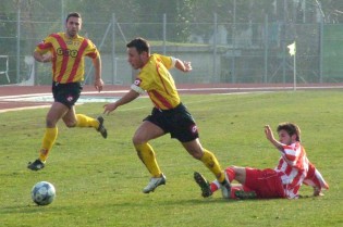Mauro Bosco, qui con la maglia del Teramo