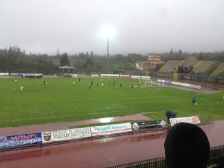 Una veduta del 'Valerio' allagato